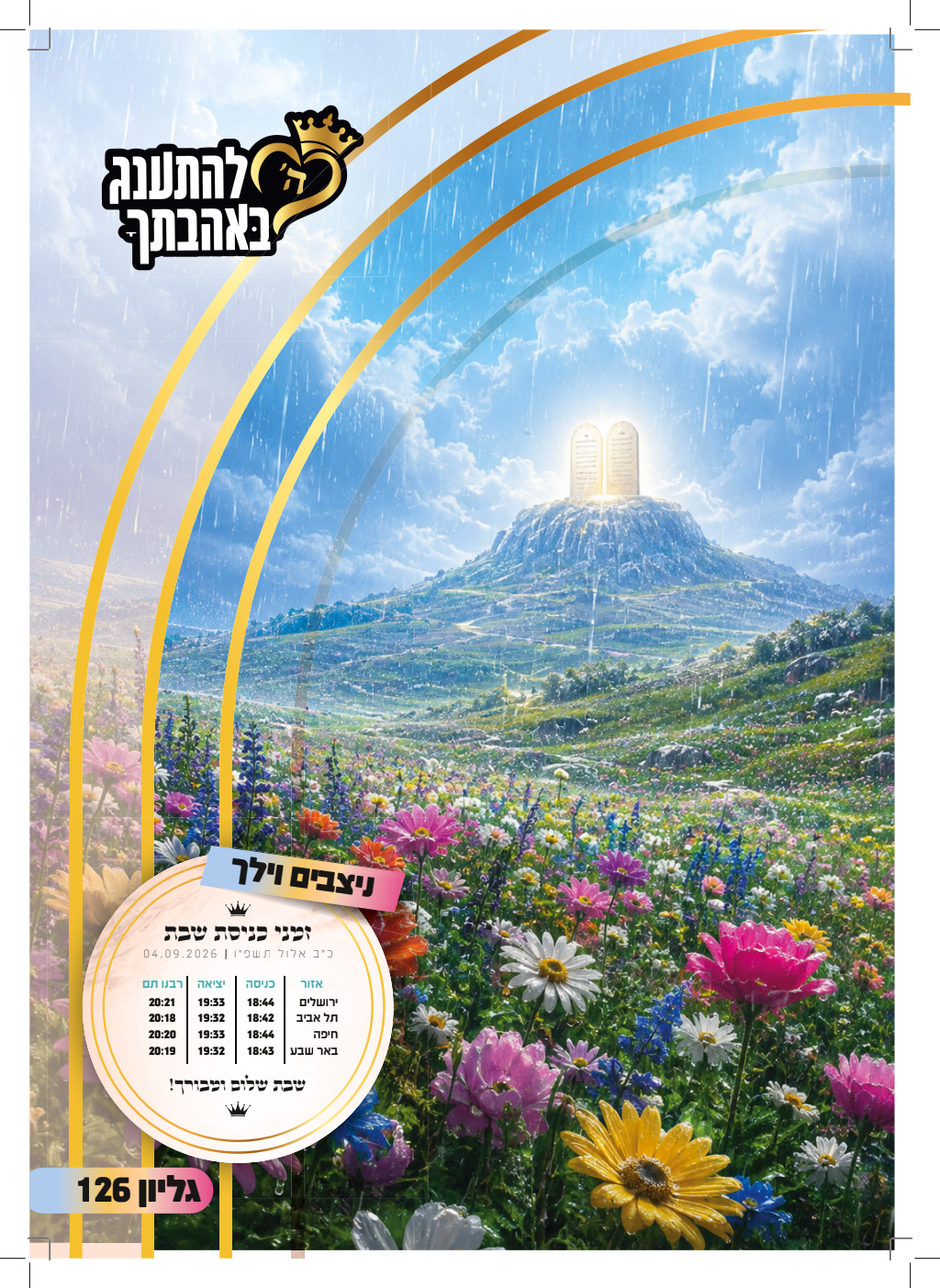 פרשת נצבים וילך התשפ״ו