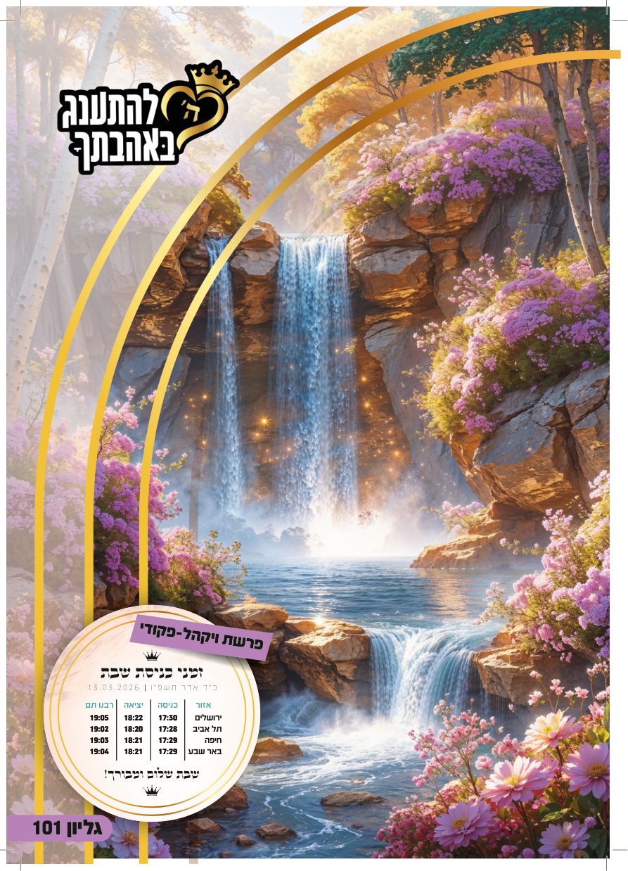 פרשת ויקהל פקודי התשפ״ו